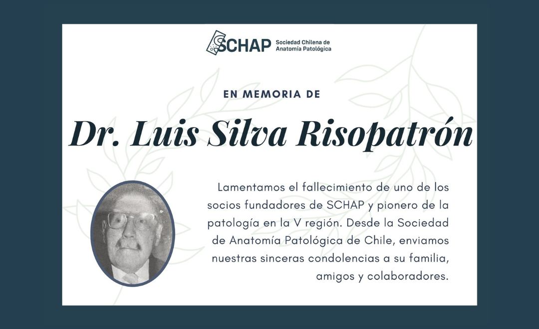 SCHAP LAMENTA EL FALLECIMIENTO DEL DR. LUIS SILVA RISOPATRÓN, UNO DE NUESTROS SOCIOS FUNDADORES